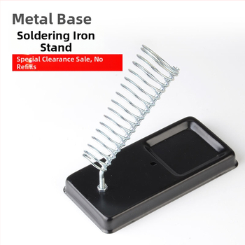 Raft metalic pentru lipit cu bază, suport multifuncțional pentru fier de lipit, Ø1 diametru gaură, adâncime canelă 0,1, utilizare generală