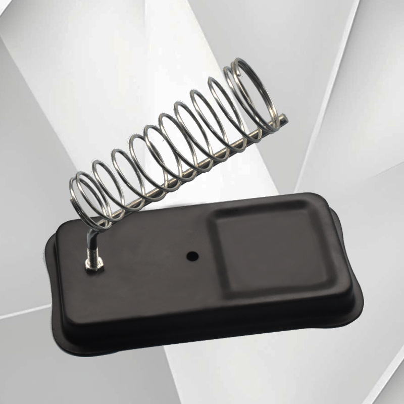 Raft metalic pentru lipit cu bază, suport multifuncțional pentru fier de lipit, Ø1 diametru gaură, adâncime canelă 0,1, utilizare generală