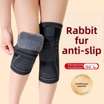 Kolenné chrániče s flísovou výstelkou z polyesterového vlákna, univerzálne použitie, hrubšie pásy proti chladu, 6-hodinové zahrievanie