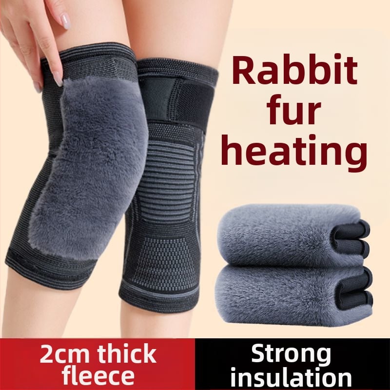 Kolenné chrániče s flísovou výstelkou z polyesterového vlákna, univerzálne použitie, hrubšie pásy proti chladu, 6-hodinové zahrievanie