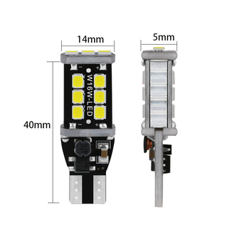 Automašīnas LED atpakaļgaitas gaisma T15 2835 15SMD, 12V, 15W, 500lm, IP45