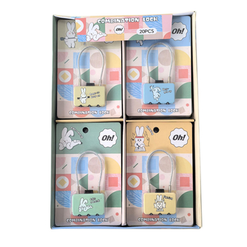 Numerički sigurnosni brava za ormariće, torbe i ladice — model JY80042A, cinkova legura, moderni minimalistički stil