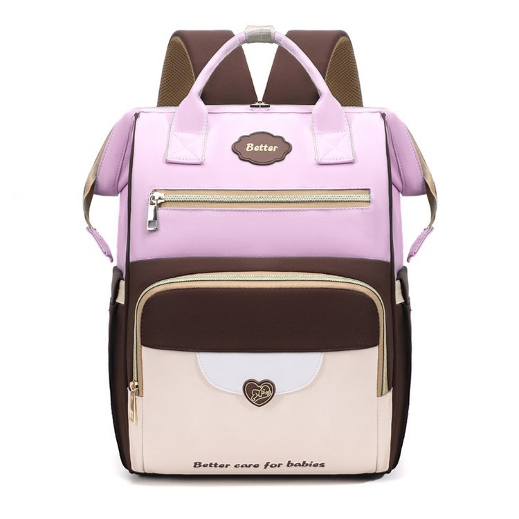 Torba za mamu i bebu za putovanja s termičkom izolacijom, Oxford materijal, remeni s zračnim jastukom, ljeto 2025