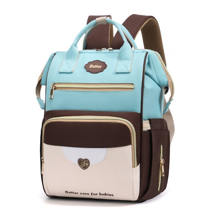 Torba za mamu i bebu za putovanja s termičkom izolacijom, Oxford materijal, remeni s zračnim jastukom, ljeto 2025