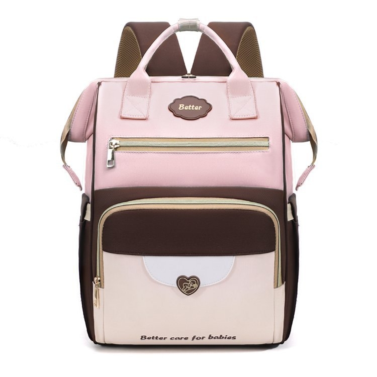 Torba za mamu i bebu za putovanja s termičkom izolacijom, Oxford materijal, remeni s zračnim jastukom, ljeto 2025