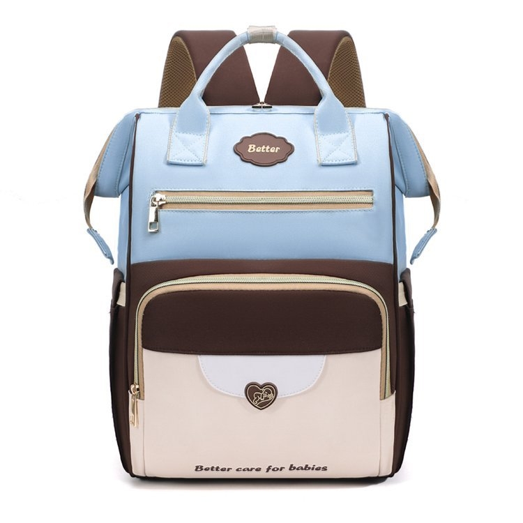 Torba za mamu i bebu za putovanja s termičkom izolacijom, Oxford materijal, remeni s zračnim jastukom, ljeto 2025