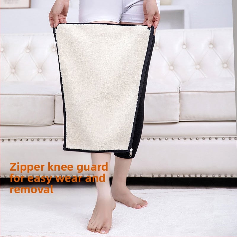 Kolenné návleky so zipsom a fleecovou podšívkou na jeseň-zimu, pre dospelých