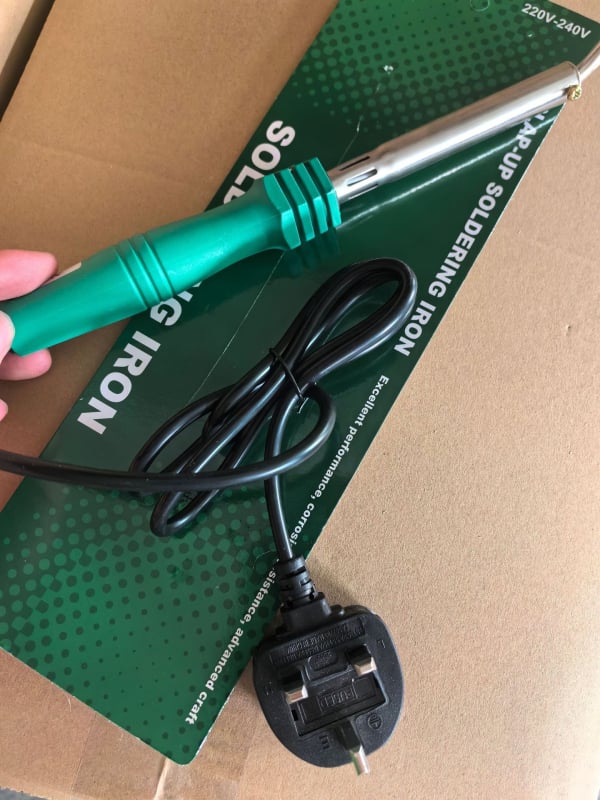 Električna lemilica 220V, ravna drška, za zavarivanje, električno grijanje