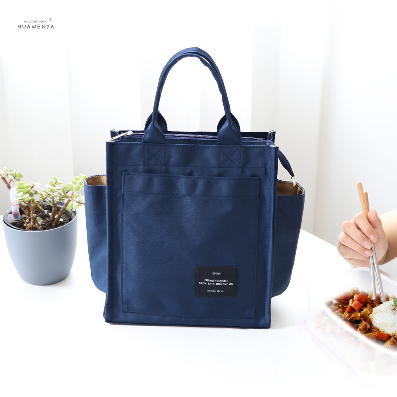 Ženska torbica – gradski minimalistički stil, vodootporna, vertikalni kvadratni oblik, zatvarač, materijal diving cloth