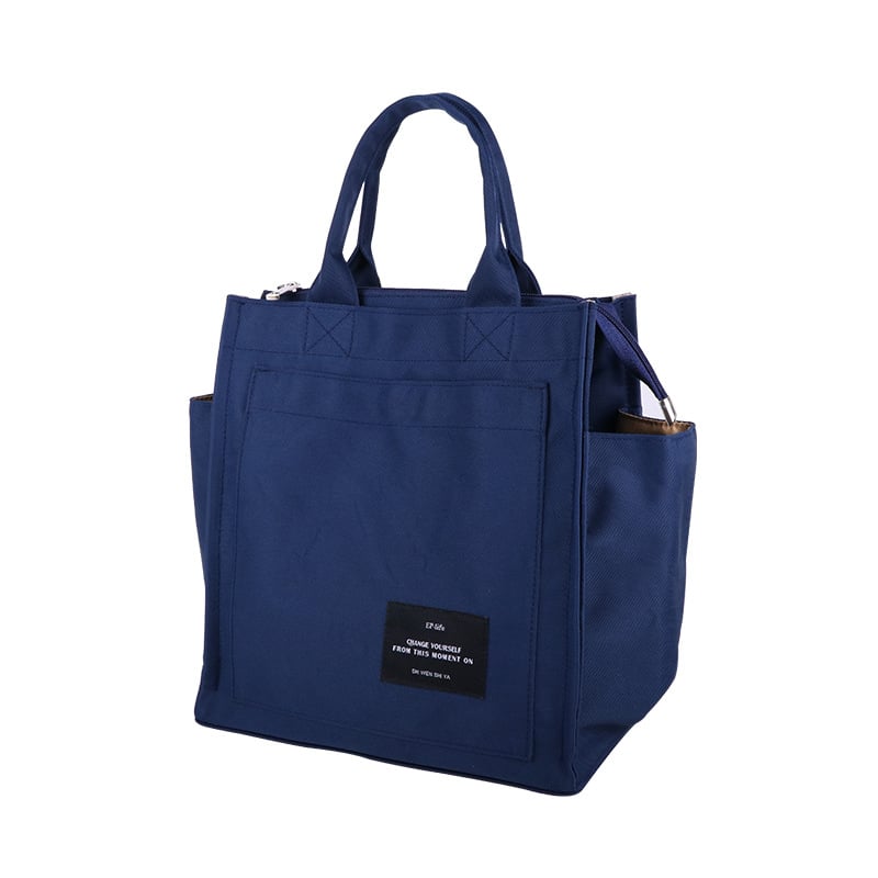 Ženska torbica – gradski minimalistički stil, vodootporna, vertikalni kvadratni oblik, zatvarač, materijal diving cloth