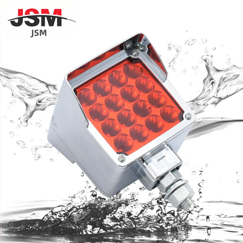 LED bočna svjetiljka za kamione, mala dvostruka kvadratna svjetiljka s rubom šešira, 24V, prilagodljivo