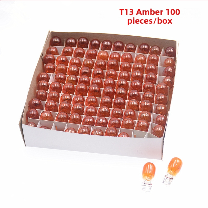 Automobiļu instrumentu lampiņa, modelis T13, 12V, 10W, saderīga ar T13 ligzdu