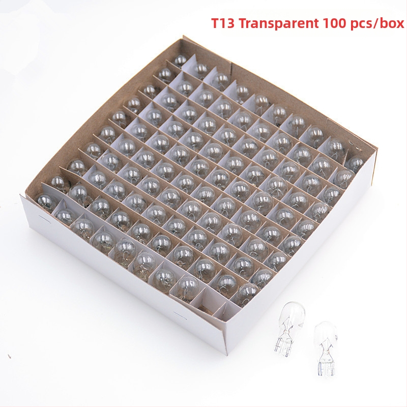 Automobilio prietaisų skydelio lemputė, T13 modelis, 12V, 10W, suderinama su T13 lizdu