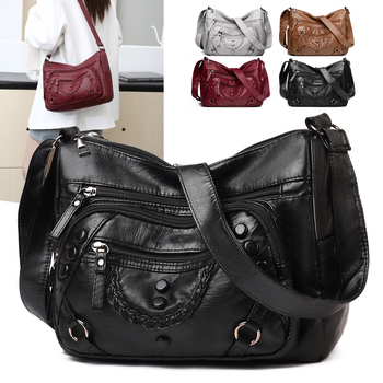 PU Mini Négyzetes Keresztpántos Táska – Cipzáras zárás, Rejtett cipzáras zseb, Poliészter bélés, Vízszintes Négyszög Forma, Tavasz 2025