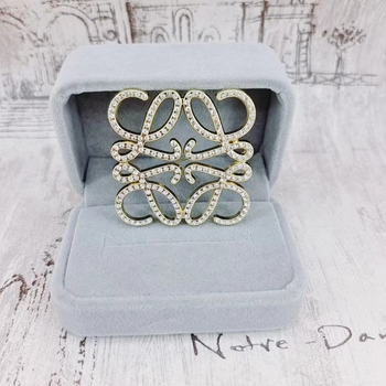 Broš od legure s dijamantnim završnim slojem, digitalni stil, unisex