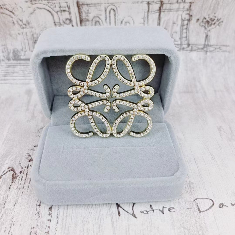 Broš od legure s dijamantnim završnim slojem, digitalni stil, unisex