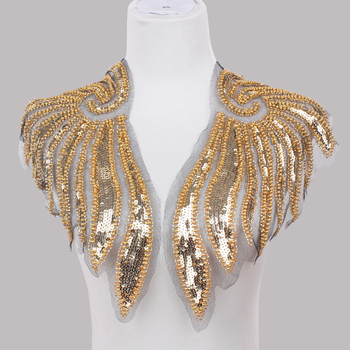 Colier din mărgele cu motive florale – Accesoriu lucrat manual pentru rochii de mireasă DIY și ținute de scenă (Min Yu, Adulți, Primăvara 2023)