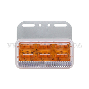 LED šoninė šviesa sunkvežimiams – 3W, 12–24V, LED šaltinis, Modelis JY-2017, tarnavimo laikas 50000 h; tinkama kravas automobiliams, priekaboms ir RV