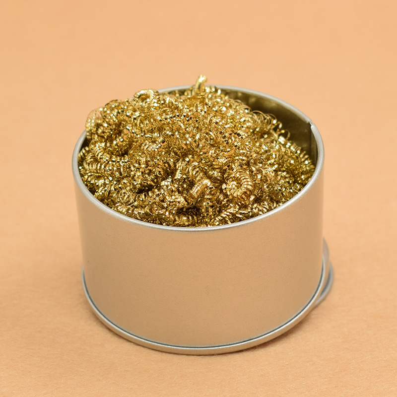 Debailong tisztító golyó forrasztófejhez, tiszta réz, kör alakú formájú