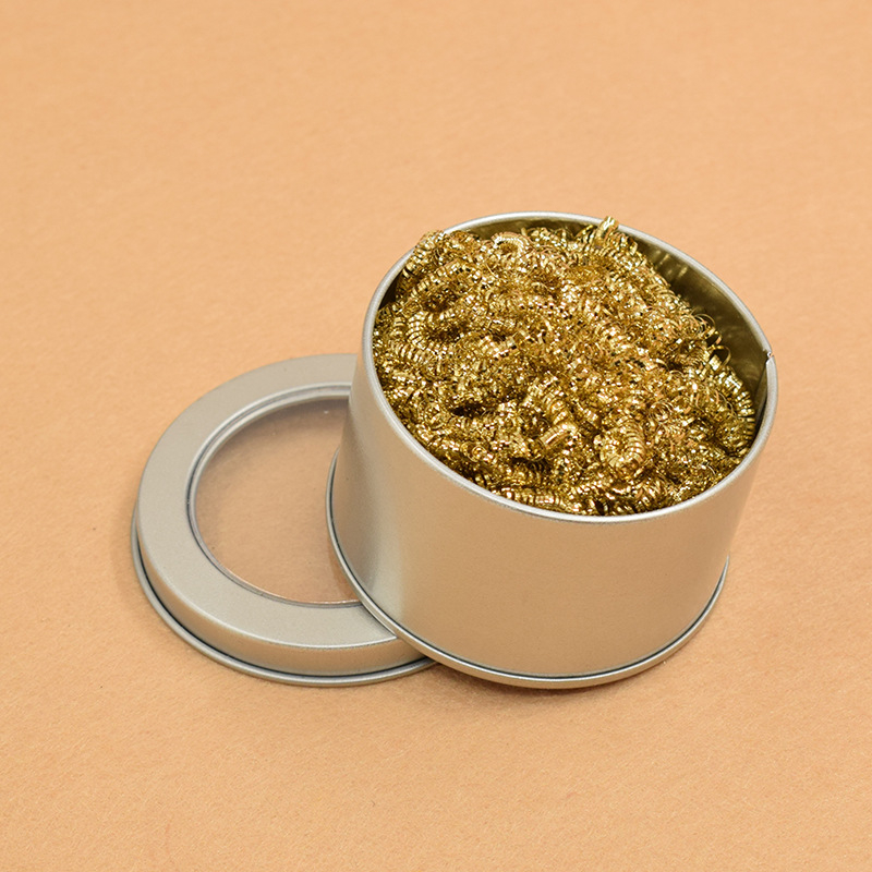 Debailong tisztító golyó forrasztófejhez, tiszta réz, kör alakú formájú