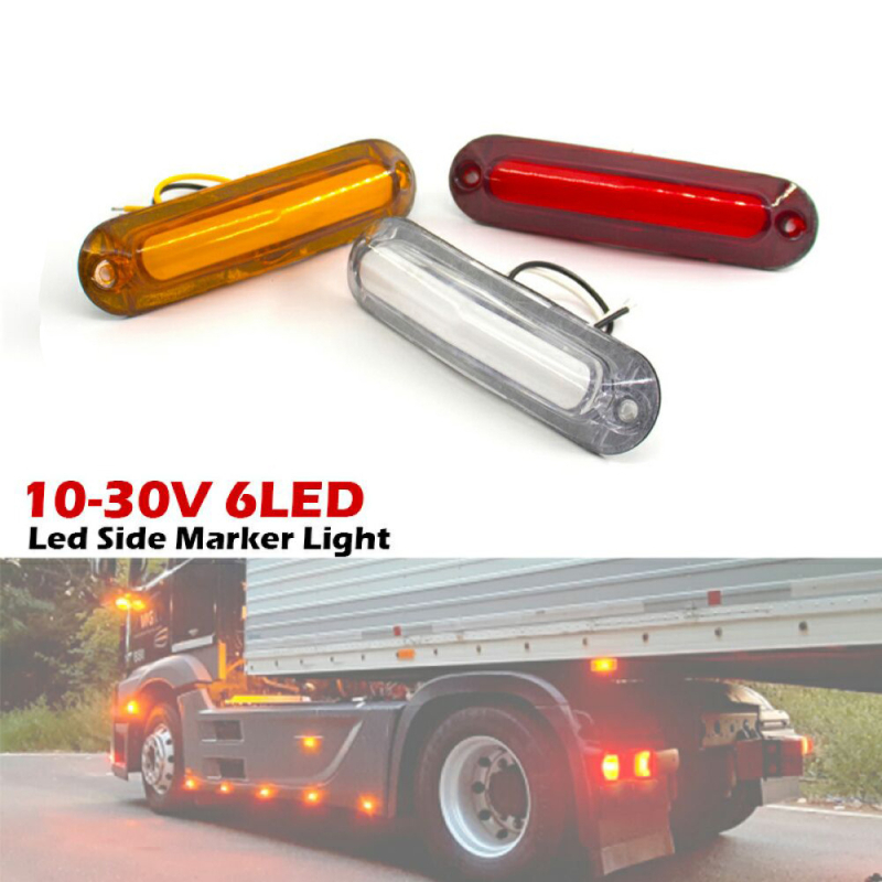 LED kravas automašīnas sānu luktai, universāls spriegums 12–24V, IP65, 2W, modelis LMYB011