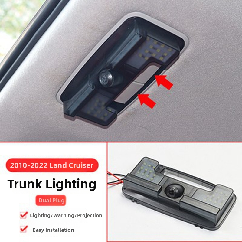 LC120 Prado bagāžas nodalījuma apgaismojums (2003–2022) — modifikācijas piederums, bagāžas nodalījuma apgaismojums