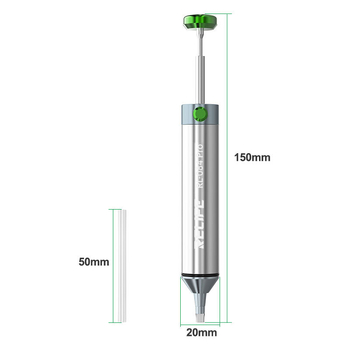 Rankinis aliuminio lydinio tinų siurbimo įrankis suvirinimui ir šlako šalinimui