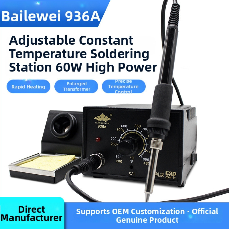 936A Lodēšanas stacija ar konstantu temperatūru – regulējama temperatūra, rūpniecisks līmenis, 220V, 2,8 kg