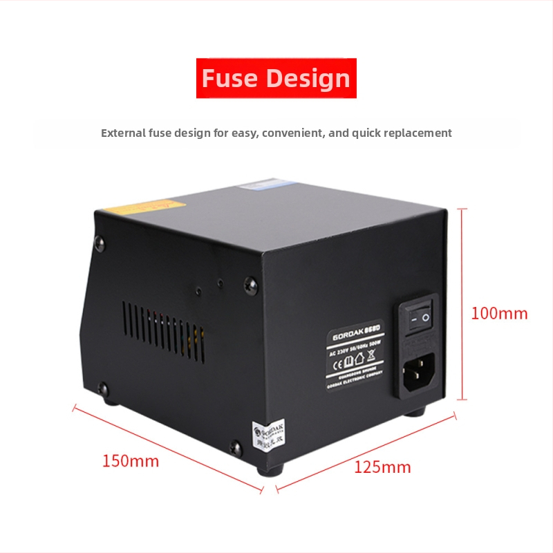 Gordak 868D karstā gaisa lodēšanas stacija – elektronikas lodēšanai, svars 2.92