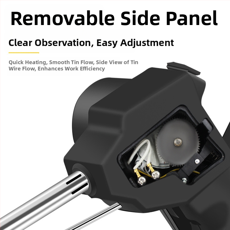 Kāju pedāļa lodēšanas pistole ar ārējo apkuri, 80W