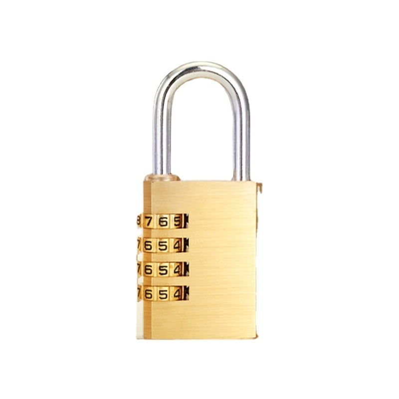 Μηχανικό λουκέτο από ορείχαλκο – Μοντέλο 702, σειρά Exhibition culvert; για ντουλάπια, αποσκευές και πόρτες; διάμετρος ράβδων 3/5/6 χιλ.; απόσταση ράβδων 8.5/12/13/19 χιλ.