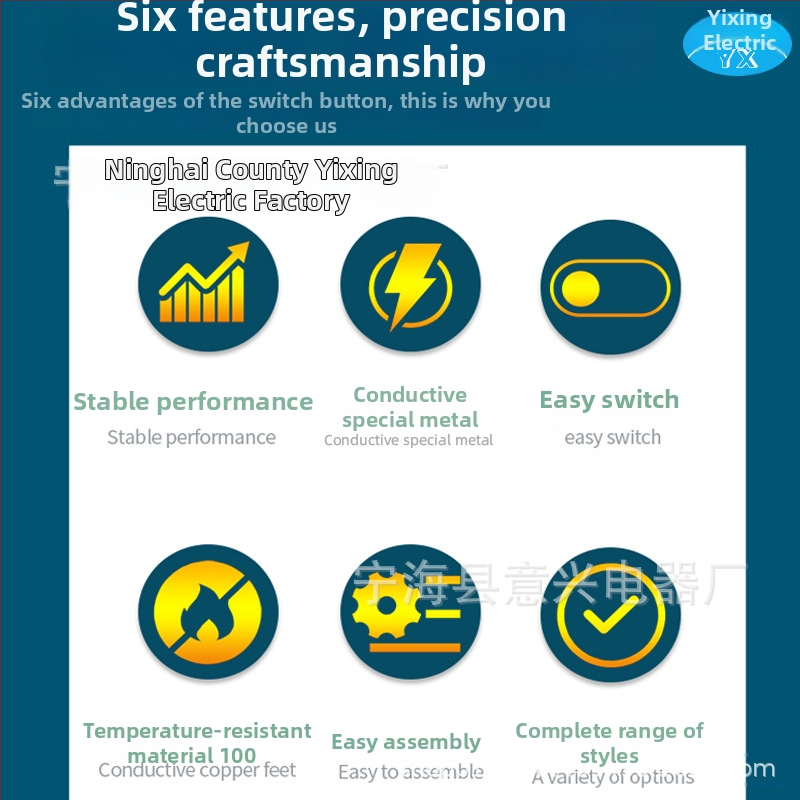 Kompaktiškas savęs užrakinantis mygtukų jungiklis (24V, IP20, 2000 elektros ciklų, 2000 mechaninių ciklų, litavimo kontaktai)