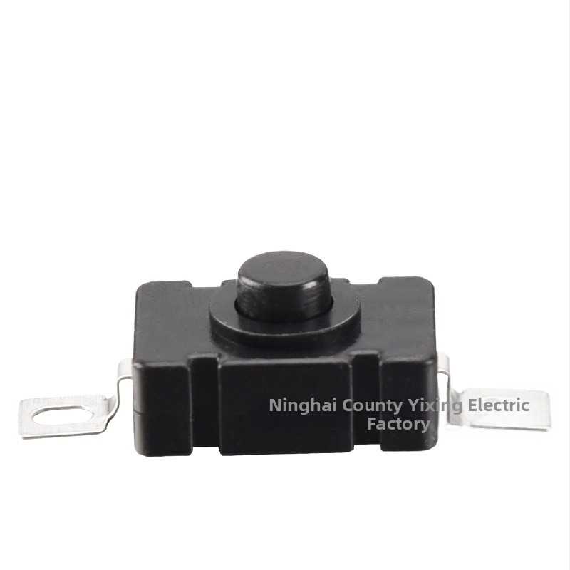 Kompaktiškas savęs užrakinantis mygtukų jungiklis (24V, IP20, 2000 elektros ciklų, 2000 mechaninių ciklų, litavimo kontaktai)