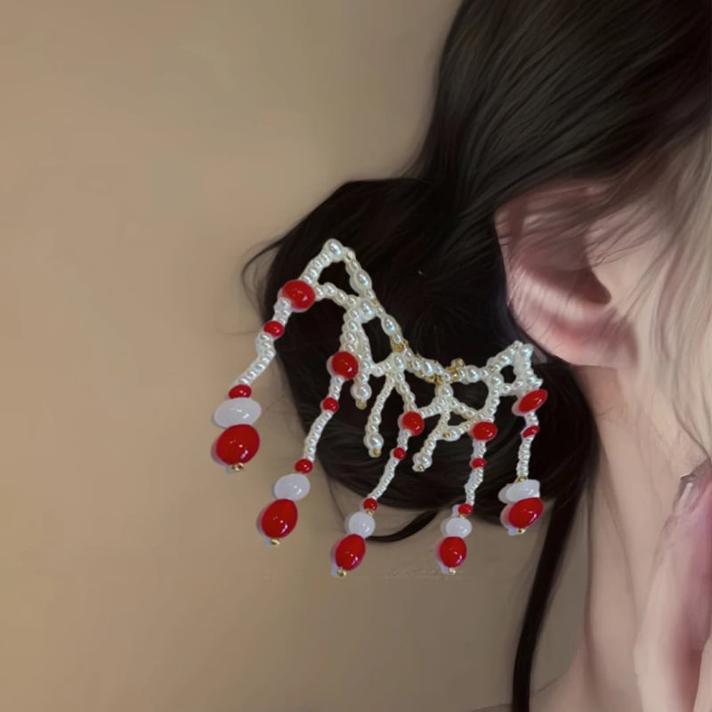 Κλάμερ μαλλιών – κράμα, γεωμετρικό σχήμα, χειροποίητο, στυλ Thai Silver, για γάμο