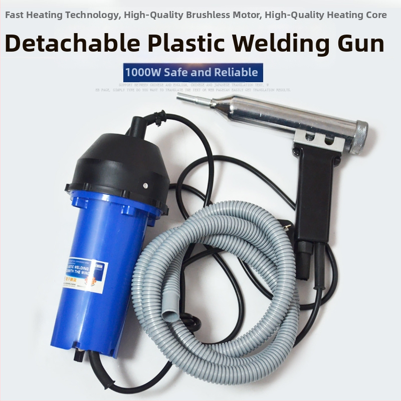 Temperatūras regulēšanas karstā gaisa pistole plastmasas līmēšanai, 1000W, 220V, pārkaršanas aizsardzība