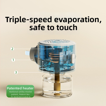 Chaowei serii lichid repelent pentru țânțari – reîncărcare pentru încălzitor cu priză, utilizare casnică, formă lichidă, 3 sticle + 1 recipient, WP20150192, ușor toxic