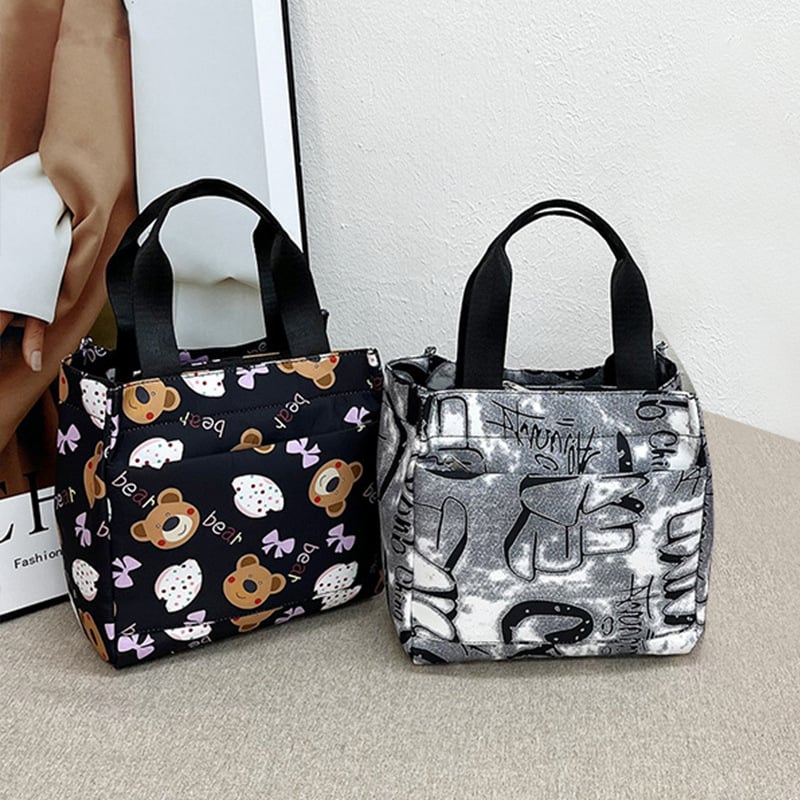 Ming Xu moderna torba za mamu – torba za majku s crossbody remenom, Oxford platno, vertikalni kvadratni oblik, zatvaranje na zip, bez podstave, unutarnji džepovi: džep sa zipom, džep za telefon, ID džep