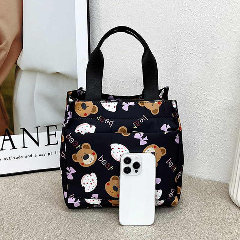 Ming Xu moderna torba za mamu – torba za majku s crossbody remenom, Oxford platno, vertikalni kvadratni oblik, zatvaranje na zip, bez podstave, unutarnji džepovi: džep sa zipom, džep za telefon, ID džep