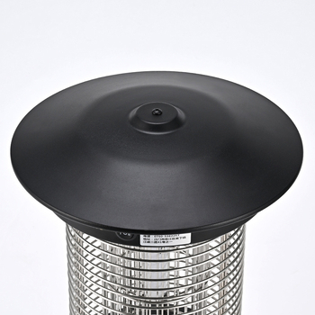 Szabadban használható szúnyogirtó lámpa elektromos sokk elven működik, LED csapda, modell Kz202w-led, Kun Zhong