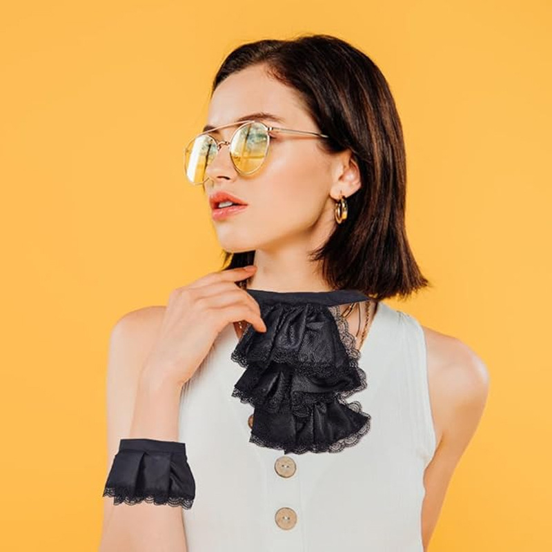 Lolita șal dantelat în stil victorian cu mâneci pentru mâini – adulți, primăvară 2023