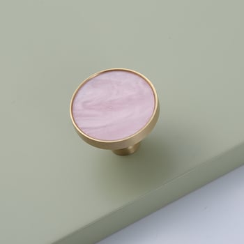 Χειρολαβή πόρτας ντουλάπας, με μία οπή, από κράμα ψευδάργυρου, αμερικανικού στυλ, ελαφρύς πολυτελής σχεδιασμός, μοντέλο LSZN5305, Golden Return