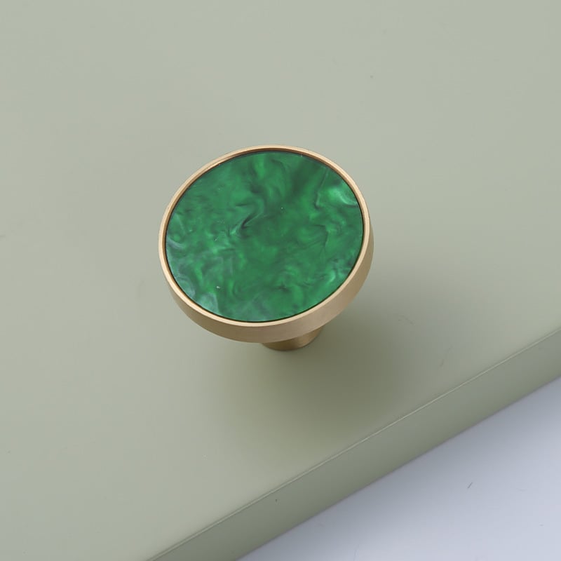 Χειρολαβή πόρτας ντουλάπας, με μία οπή, από κράμα ψευδάργυρου, αμερικανικού στυλ, ελαφρύς πολυτελής σχεδιασμός, μοντέλο LSZN5305, Golden Return