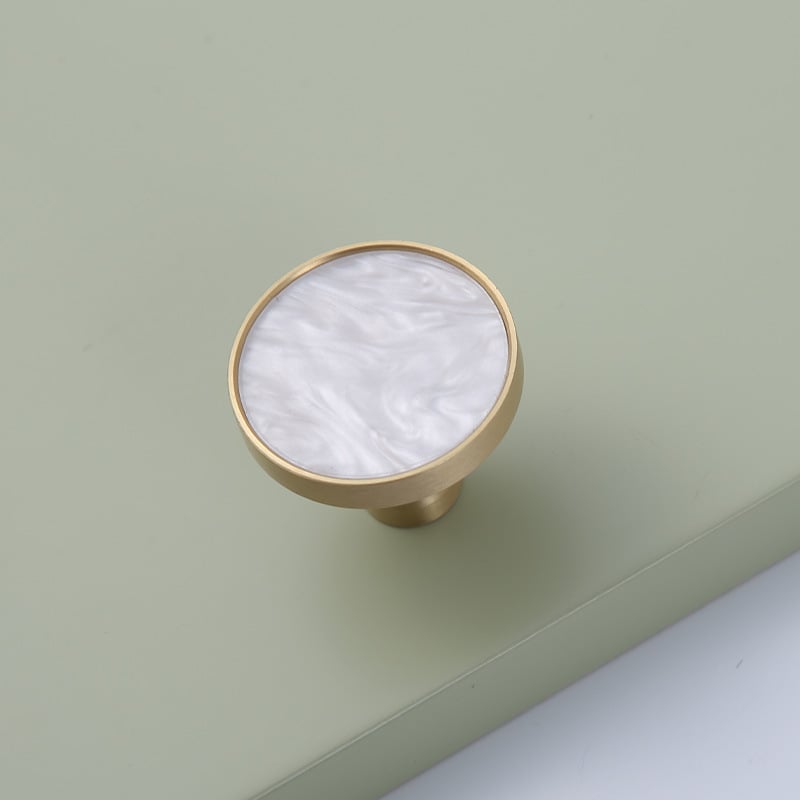 Χειρολαβή πόρτας ντουλάπας, με μία οπή, από κράμα ψευδάργυρου, αμερικανικού στυλ, ελαφρύς πολυτελής σχεδιασμός, μοντέλο LSZN5305, Golden Return