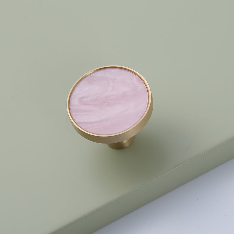 Χειρολαβή πόρτας ντουλάπας, με μία οπή, από κράμα ψευδάργυρου, αμερικανικού στυλ, ελαφρύς πολυτελής σχεδιασμός, μοντέλο LSZN5305, Golden Return