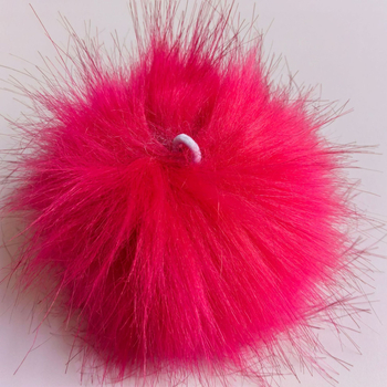 Аксесоари за самоделни бижута — топки от изкуствен лисичи пух за дрехи, обувки и шапки; полиестер; ръчна изработка; етно стил; тотемен мотив