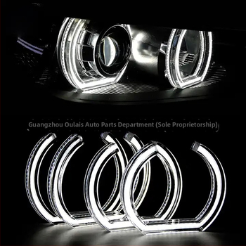 BMW E46 U-formos Angeliška akis - kristalinis akrilas LED, 12-24V, 10W, 1800LM