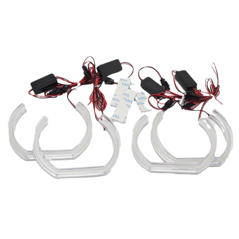 BMW E46 U-formos Angeliška akis - kristalinis akrilas LED, 12-24V, 10W, 1800LM