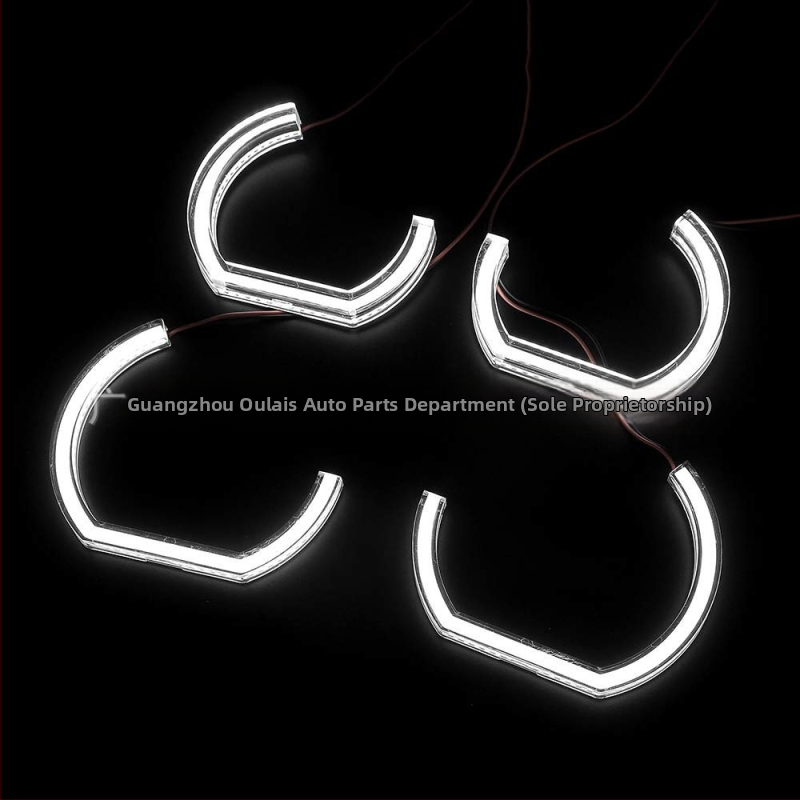 BMW E46 U-formos Angeliška akis - kristalinis akrilas LED, 12-24V, 10W, 1800LM