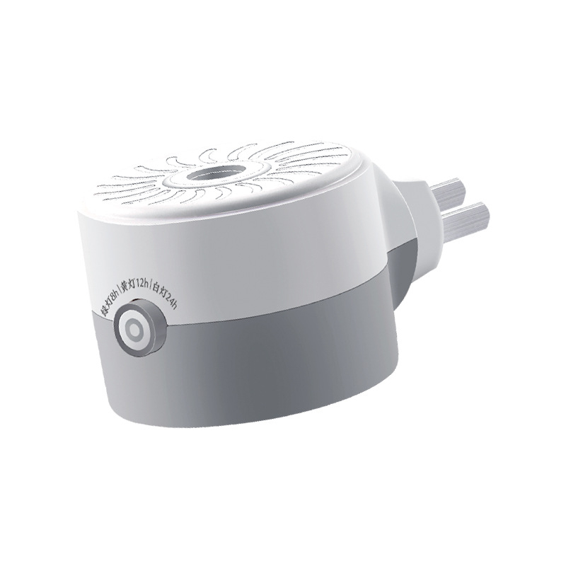 Időzítővel ellátott elektromos szúnyogriasztó folyadék fűtő, állandó hőmérséklettel, égési sérülés elleni védelemmel — Cat Neighbor, Szilárd forma, Specifikáció A, Illatmentes, Nem-toxikus