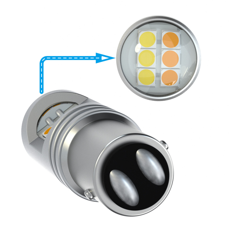 LED auto dvostruka signalizacija i dnevna svjetla, T20/7443, 10-30V široki raspon napona